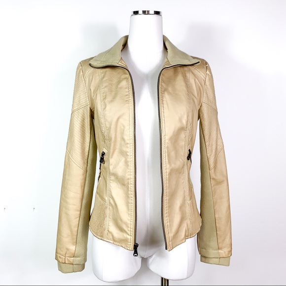 guess beige jacket